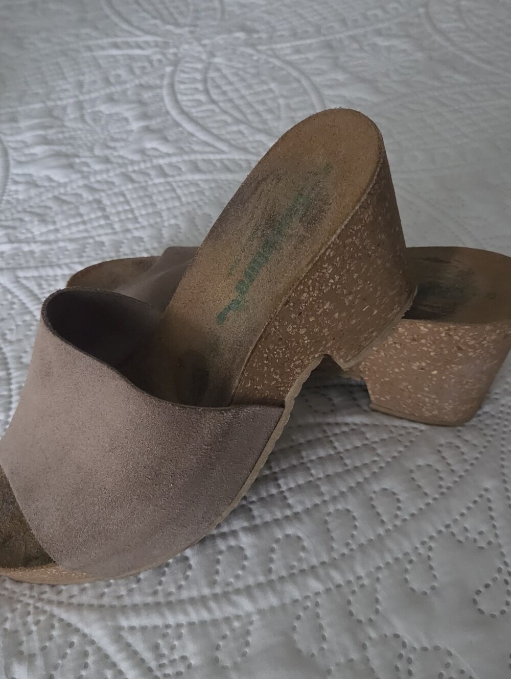 Brown Suede Slide Sandals - Unbranded Women’s Comfort Slides